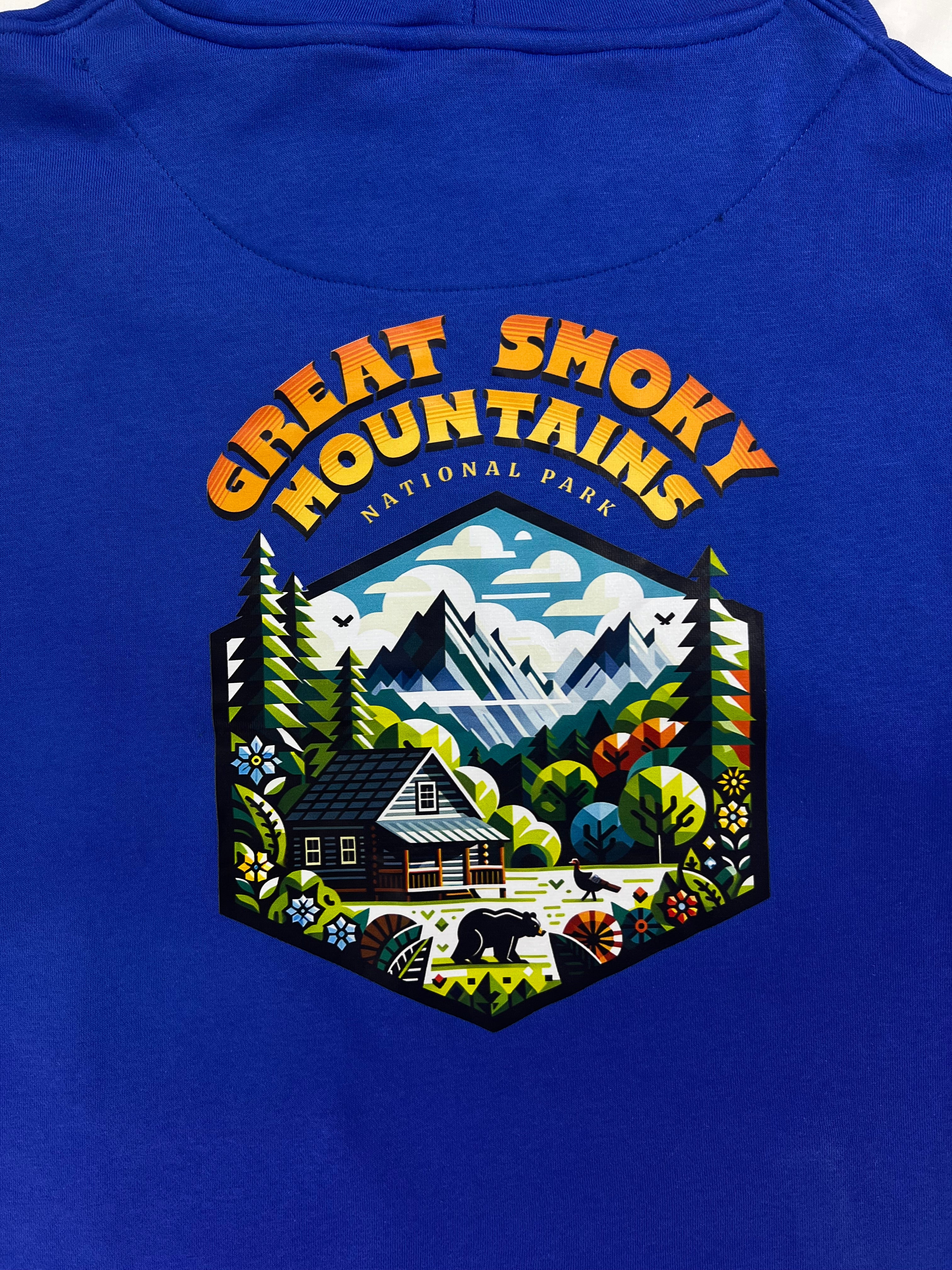 Great Smokey Mountains Baggy Fit Hoodie